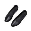 Flat-soled single shoes, new pointed-toed shallow-mouth Doudou shoes, nurse shoes, soft-soled comfortable small leather shoes