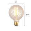 Retro Edison Bulb E27 40W Dimmable Light Bulb Vintage Ampoule Incandescent Filament Lamp G90 Amber Glass Globe Home Decor Bulbs