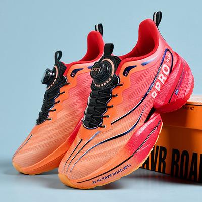 8Pro Carbon Board Rennlaufschuhe professionelle Marathon Stoßdämpfung Sportschuhe Paar Drehknopf Laufschuhe Herrenschuhe