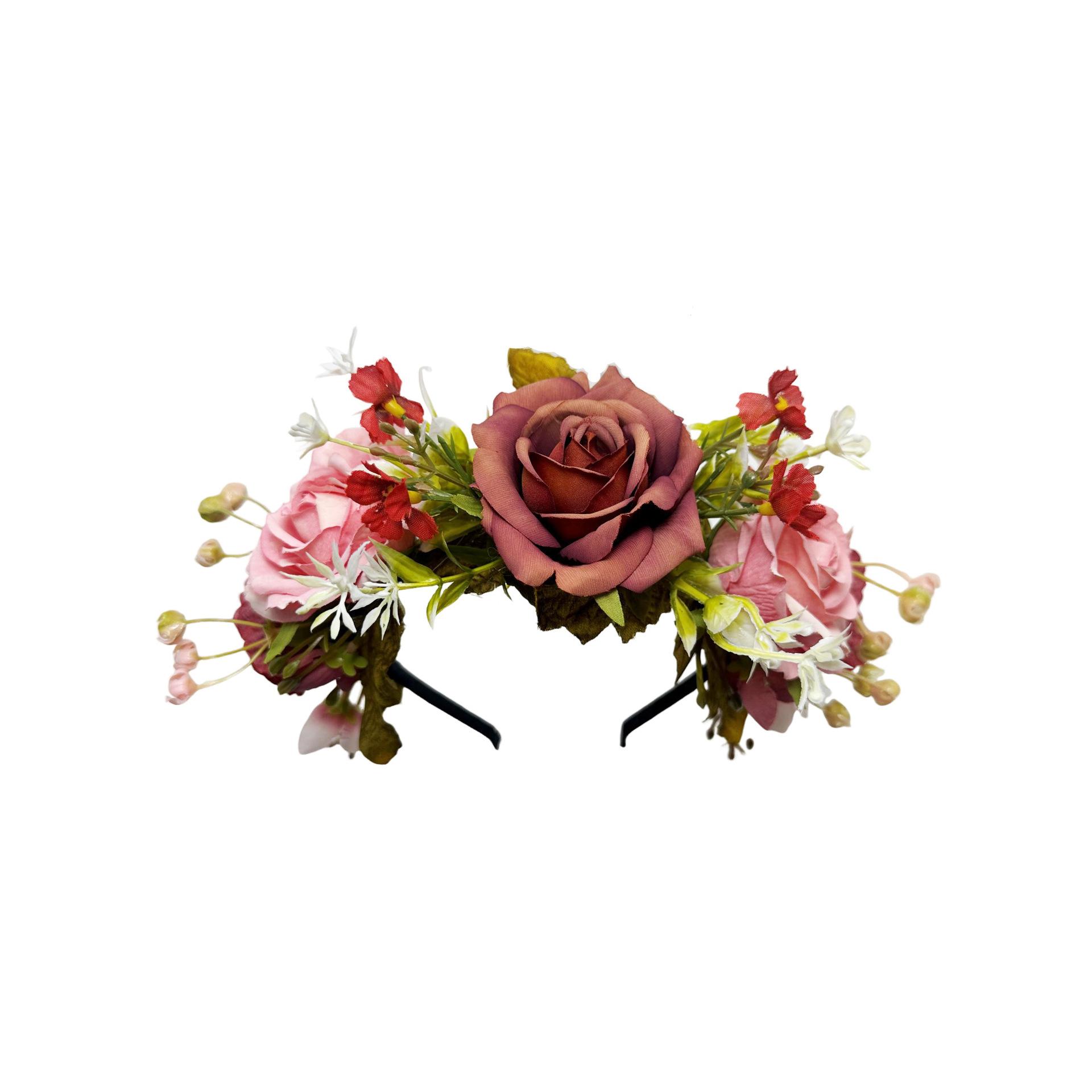 

New simulation rose headband Mori bridal party hair accessories photo vacation wedding photo headgear women