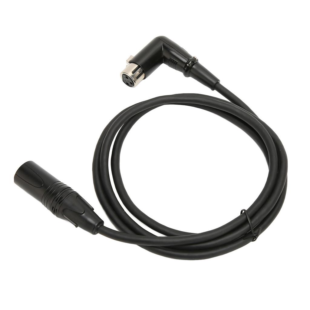 XLR Male To Female Microphone Cable 3 Pin Straight Male To Right Angle Female Plug XLR Microphone