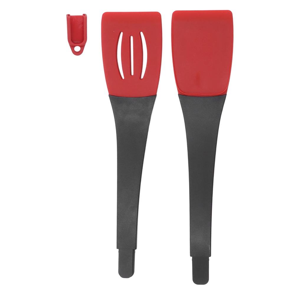 Silicone Food Tongs 3 In 1 Design Grilling Tongs Durable Cooking Spatulas Grilling Cooking