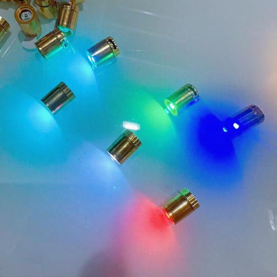 20Pcs Electronic Light Battery Powered Mini LED Lights with Golden Shell DIY Crafts Dollhouses Paper Lanterns Balloons Models Decoration
