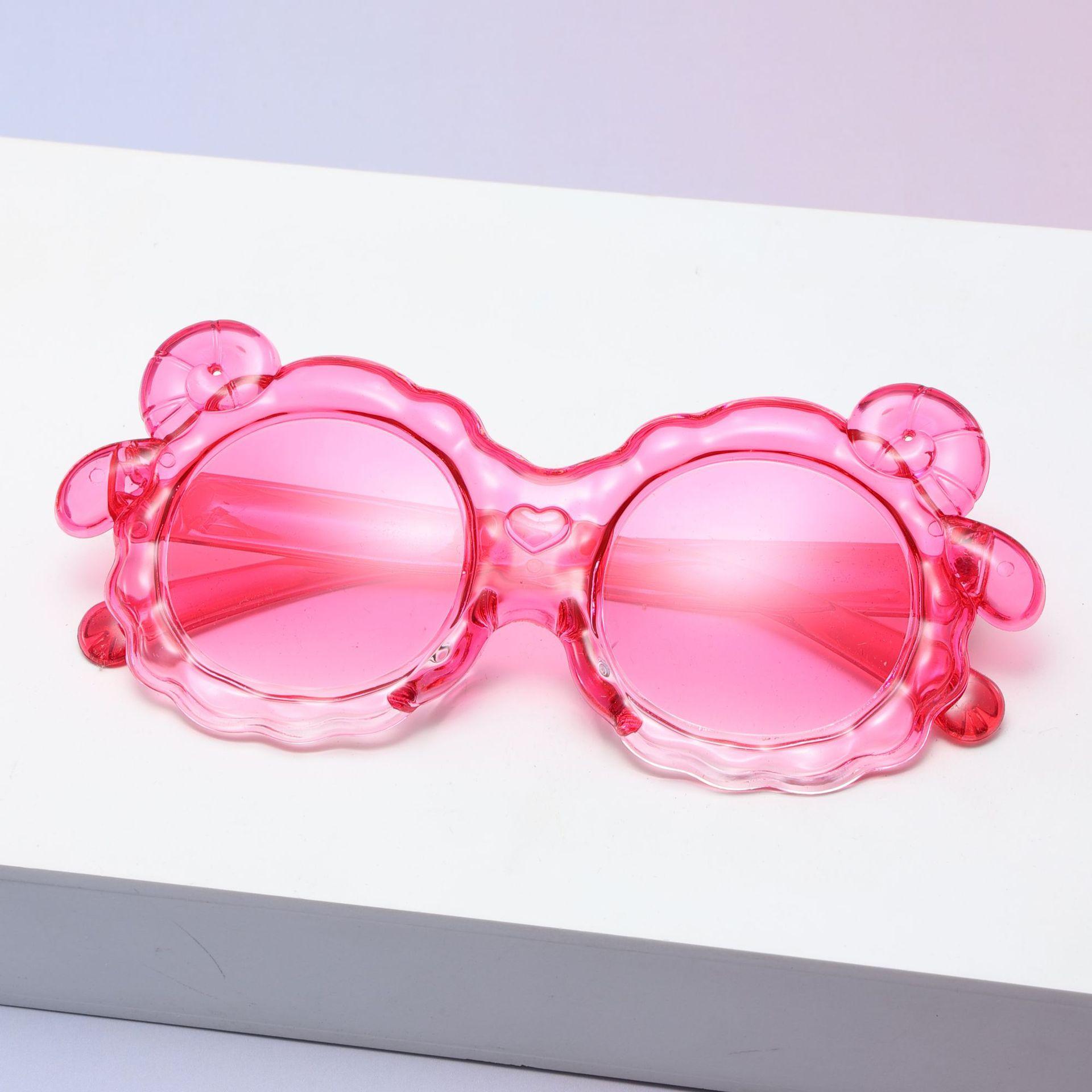 Children S Fun Cartoon Children S Sunglasses Bow Decoration Children S Glasses Uv-Proof Baby Sunglasses