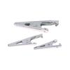 50Pcs Mini Alligator Clips Mini Silver Metal Alligator Clip 28Mm 35Mm 45Mm For Electric Testing For Battery Test