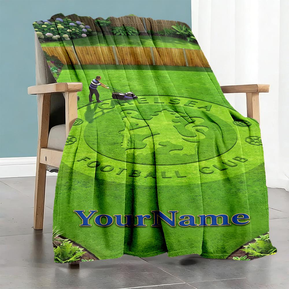 Chelsea Personalized Name Blanket Gift Customizable Blanket Durable Comfort for Sofa Office Chair Chair Livingroom Four Seasons Universal