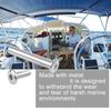Corrosion Resistant Alloy Steel Marine Bracket Fasteners Waterproof Design Secure Bimini Top Installation 005362 001177