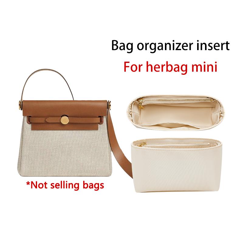 

Bag organizer insert For herbag mini nylon storage durable fashion bag support storage inner modification bag accessories