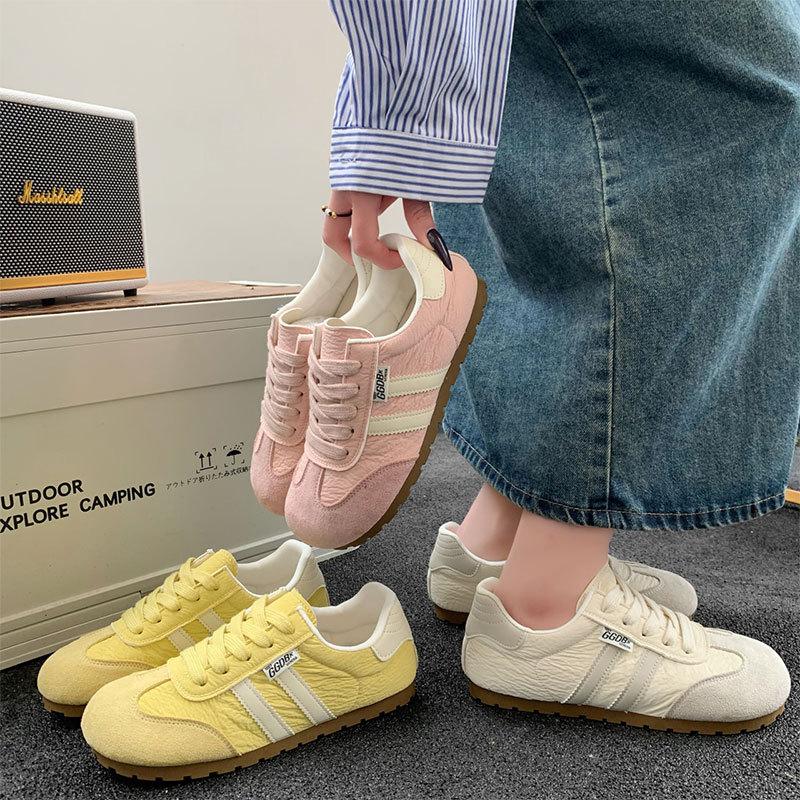 Yellow Forrest Gump Training Shoes  Shoes New Spring and Summer Flat-bottomed Versatile Little White Sports and Leisure Board Shoes