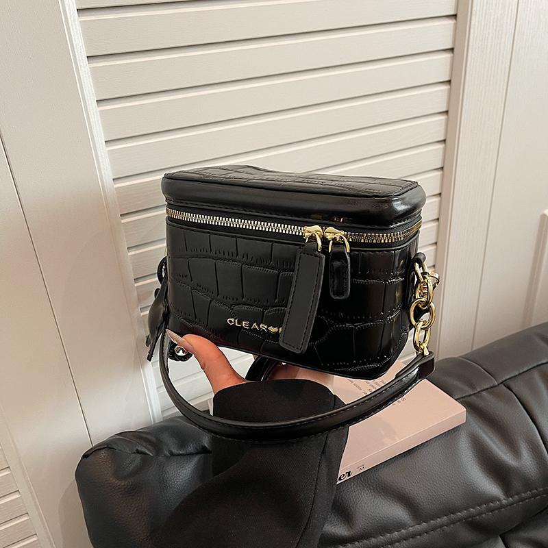 Модная ручная сумка-ведро с каменным узором для женщин — фото 8