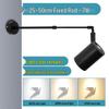 Adjustable Wall-Mounted LED Spotlight with Telescopic Arm for Exhibitions and Paintings