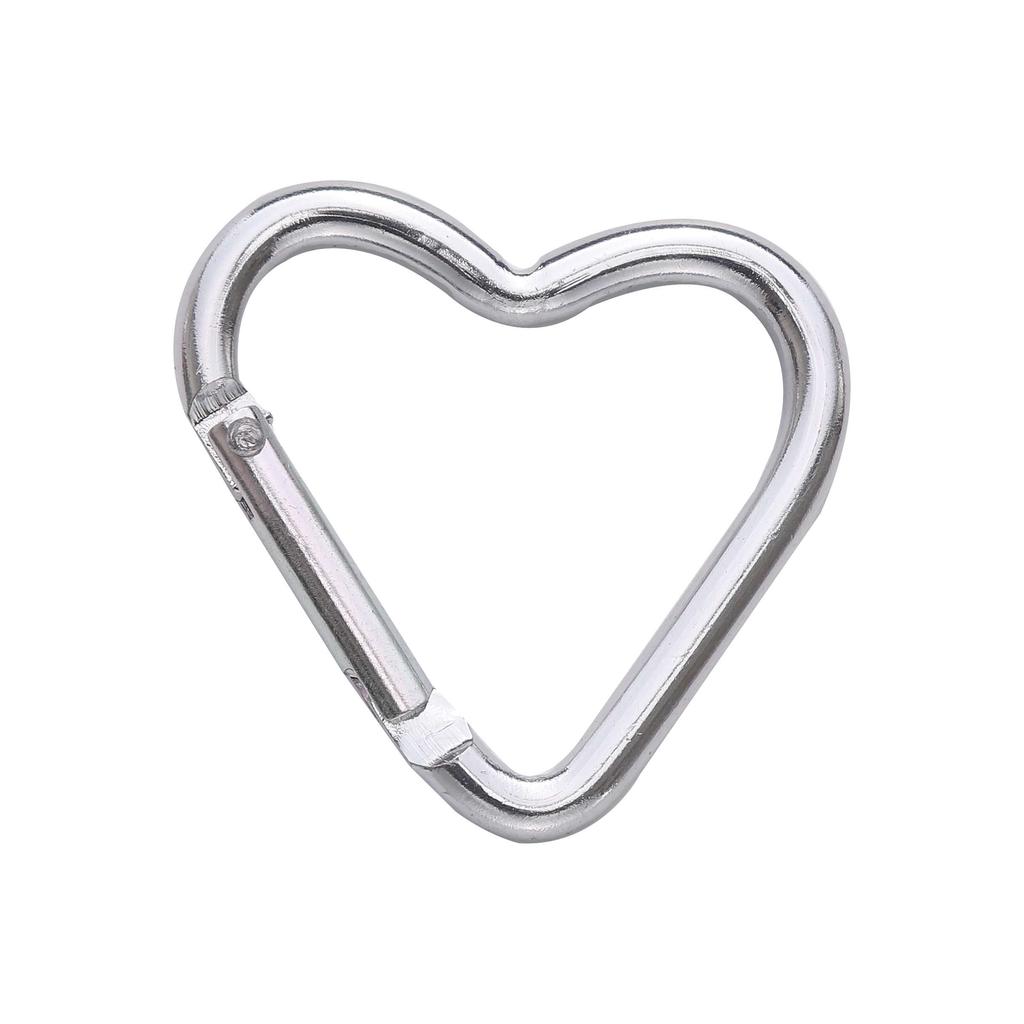 1pc Mountaineering Buckle Love Star Buckle D-Shaped Buckle Color Backpack Buckle Aluminum Keychain DIY Accessories