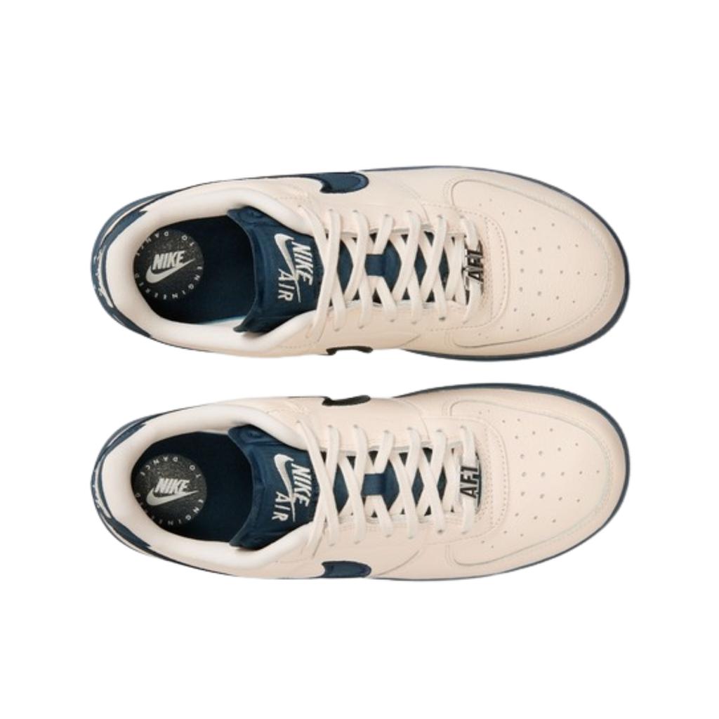 Nike Air Force 1 Dance Low Pale Ivory Navy Women Sneakers Cream Armory-Navy Silver FJ7409-103