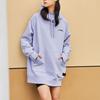 Li Ning Snow Series Logo Print Loose Hooded Sweatshirt Unisex Sweatshirt Purple AWDRF08-4