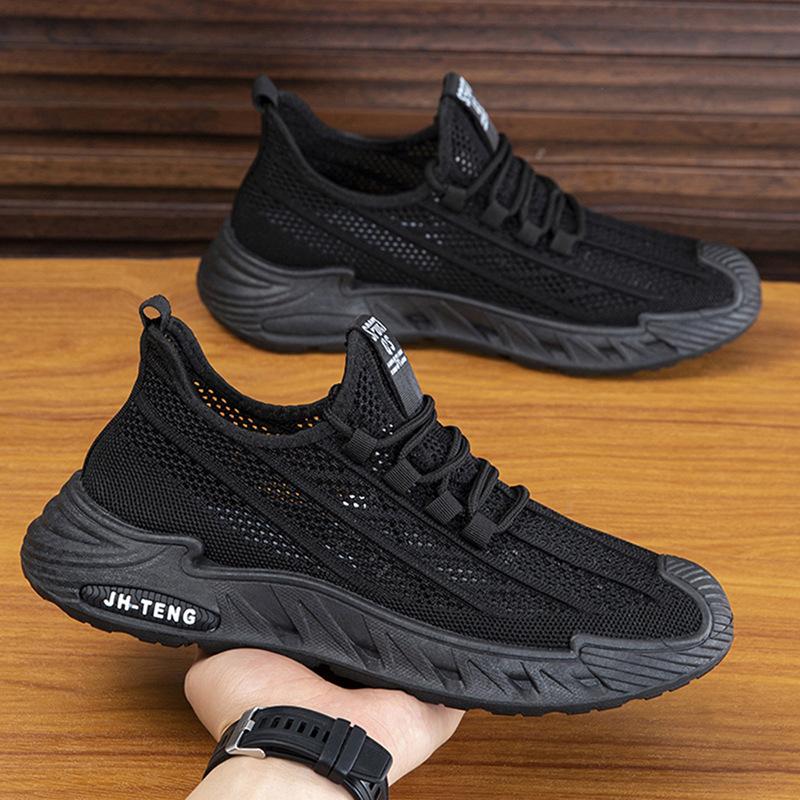 Large Size Men's Shoes Summer New Fly-woven Mesh Men's Hollow Trend Sandals Breathable Sports and Leisure Men's Shoes