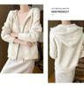 Women's Hooded Wool Knit Cardigan - Autumn & Winter Loose Fit Zipper Sweater Fashion Jacket