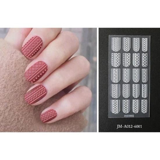 New Nail Art Sticker Nail Sticker 3D Nail Art Decoration Matte Dark Matte New Technology Two Ways To Use