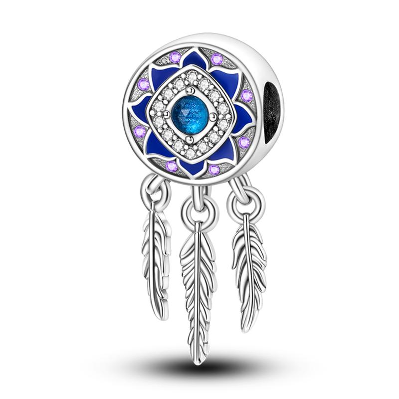 Newcopper Sparkling Zircon Devil'S Eye Horus' Eye Best Wishes Lucky Charms Beads Fit Pan Original Bracelets Diy Jewelry