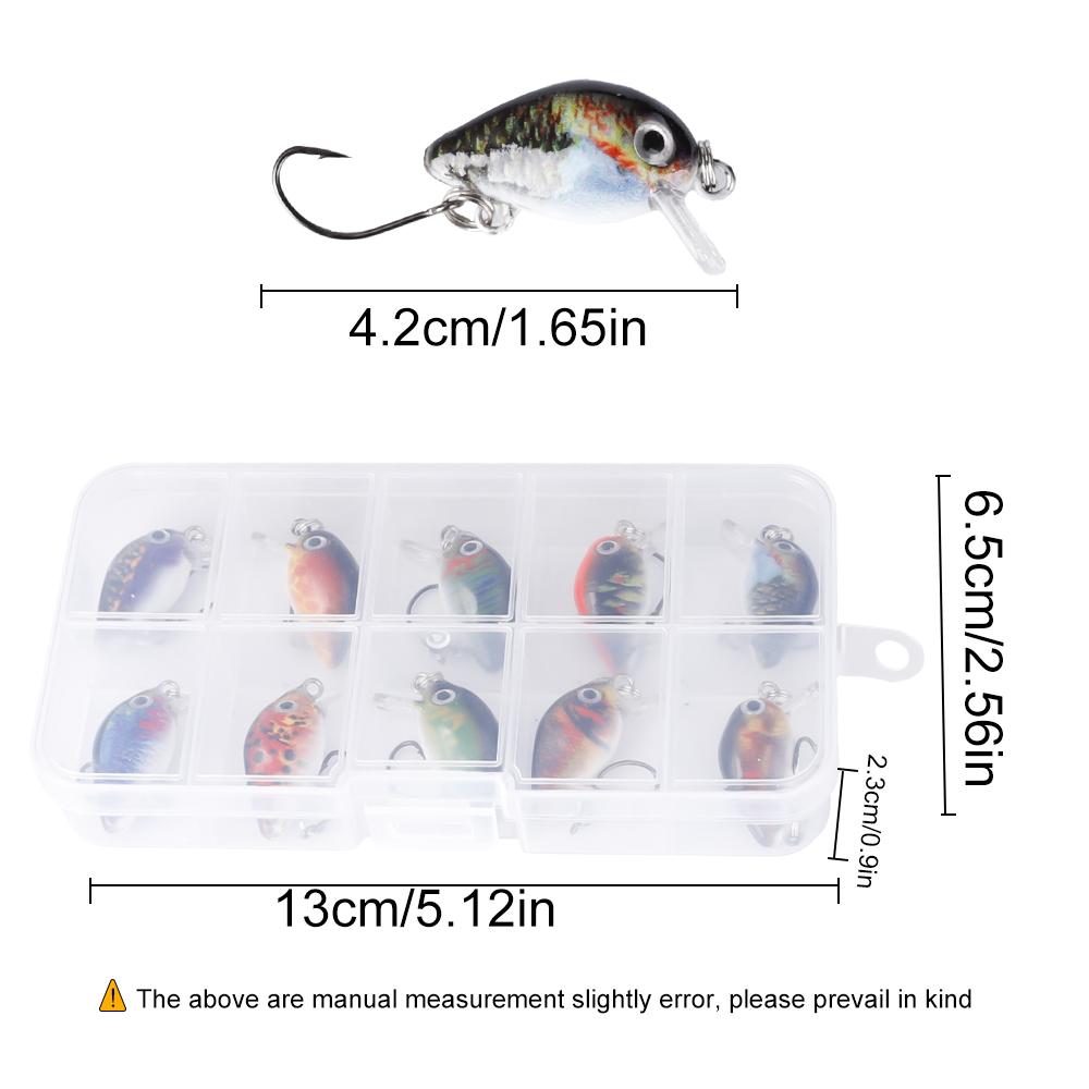 Rock Fake Ftk Boxed Bait10pcsmini Lure Fishing Bait Fishing Lure Fake Bait Micro Rock Fishing Lure