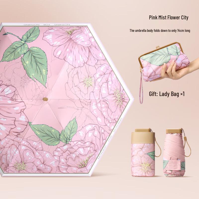 PALONY Mini UV Protection Folding Umbrella