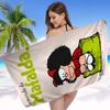 Argentina Quino Mafalda Girl Big Microfiber Beach Towels Quick Dry Towel Sand Beach Towels Pool Towel for Travel Swim Pool Yoga