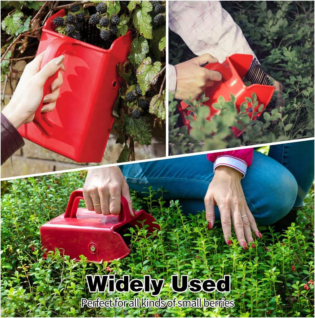 124 Pack Berry Picker With Metallic Comb And Ergonomic Handle For Easier Berry Picking