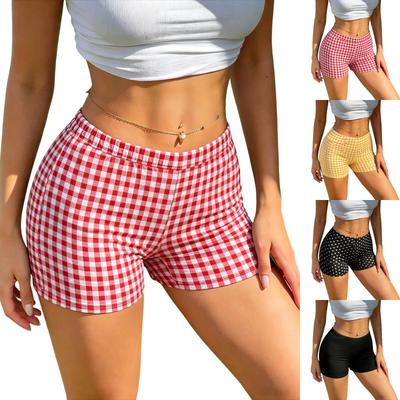 Women's Casual Slim Fit Sport Shorts Elastic Waistband Stretchy Lightweight Breathable Fabric Suitable for Outdoor and Indoor Activities
