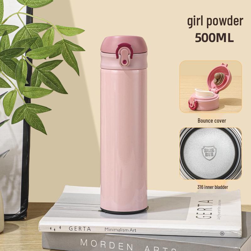 316 Stainless Steel Insulated Tumbler - Portable Large Capacity Gift Cup