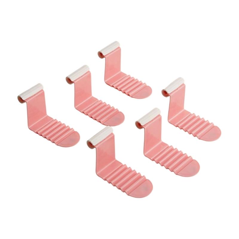 Pack of 6 Stylish Bed Sheet Clip for Securely Holding Elasticized Sheet Place Without Damage Easy Installion Deisgns