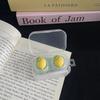Mini Portable Cute Contact Lens Case Box Cute Fruit Style Lovely Cartoon Lenses Container Travel Set Gift Eyewear Accessories