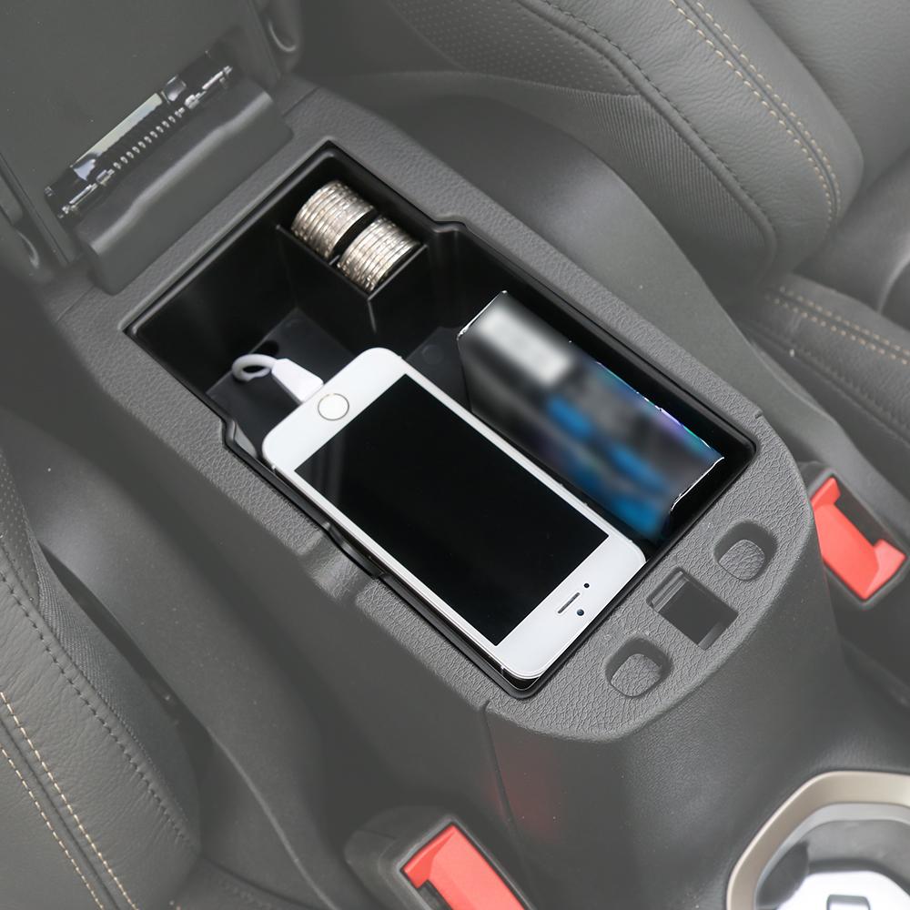 Armrest Box Storage Box Organiser Container For Jeep Renegade 2016 Up Car Interior Acessories