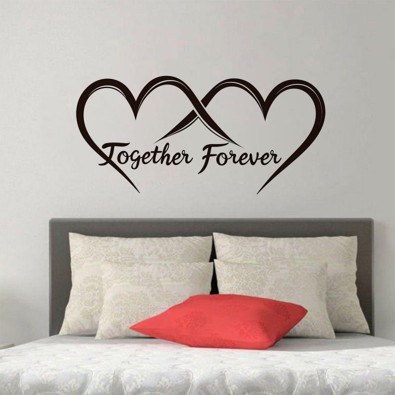 Valentine's Day 'Together Forever' Bedroom Wall Stickers