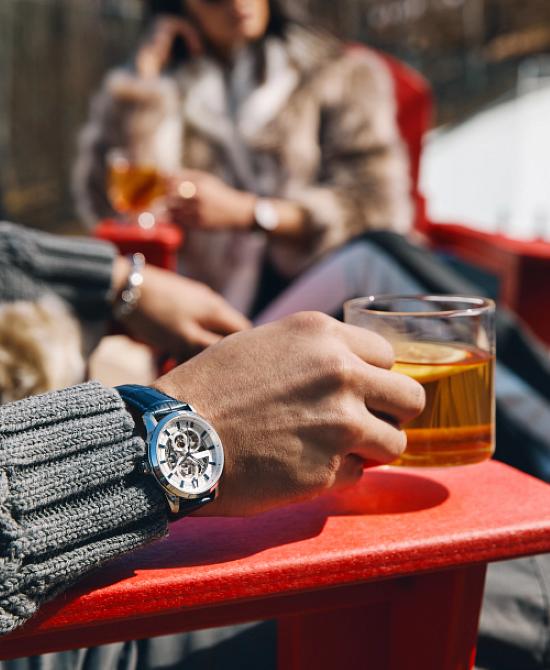 BULOVA Sutton Classic Automatic 40MM Stříbrný ciferník Kůže Pánské hodinky 96A330