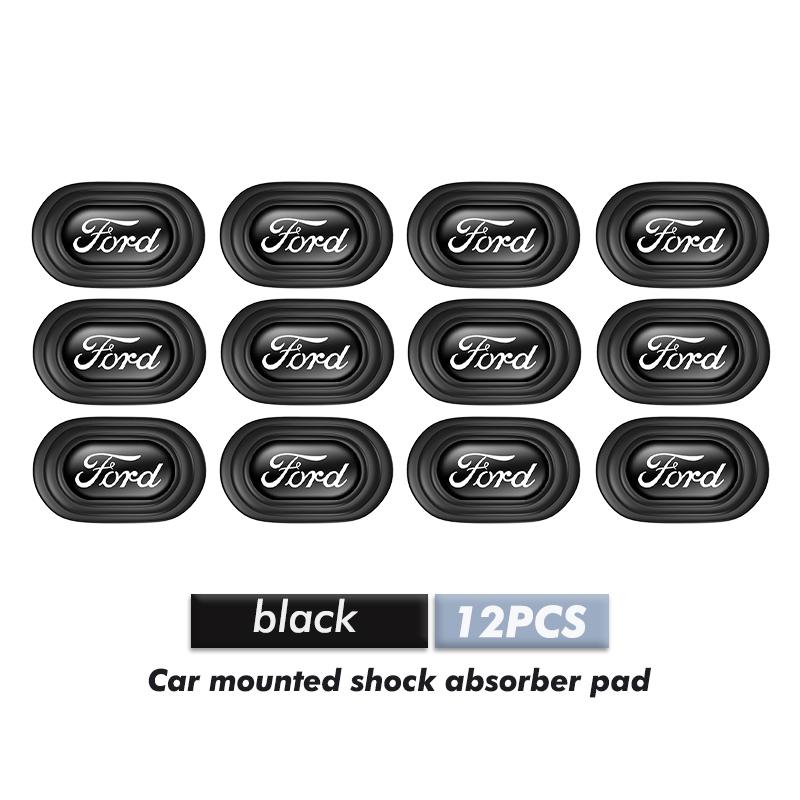 AAAMM1 4/8/12PCS Car Door Shock Absorber Pads Universal Anti Collision Gasket Buffer For Ford Focus mk2 mk3 mk4 Fiesta Ranger Mondeo
