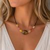 Irregular Acrylic Necklace Handmade Irregular Necklace Charms Geometry Necklace  Women
