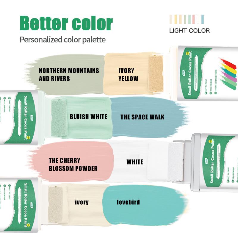 Odorless Latex Paint Roller Brush Kit for Easy Wall Repair and Recoloring