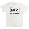 Weißes Klassisches Logo Nine Inch Nails NIN Band T-Shirt Baumwolle Grafik-T-Shirt Herren Damen Sommer Streetwear