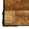 Vidaxl Stolik Kawowy, Surowe Drewno Mango I Stal, 110 Cm