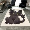 Glamorous Anime Dragon Graphic Rug Floor Mat for Living Room or Bedroom Soft and Comfortable Carpet a Gift for Birthday and Holiday.