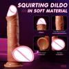 Neuer Realistischer Spritzender Einsatz Dildo Großer Penis Ejakulierender Saugnapf Masturbator Analspielzeug Sexspielzeug für Frauen Klitorale und Vaginale G-Punkt Stimulation
