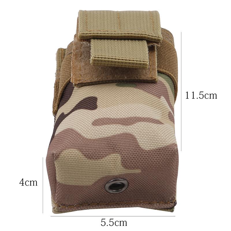 Tactical M5 Flashlight Holster Molle Single Pistol Magazine Pouch Torch Holder Utility EDC Tool Outdoor Hunting Tools Light Bag