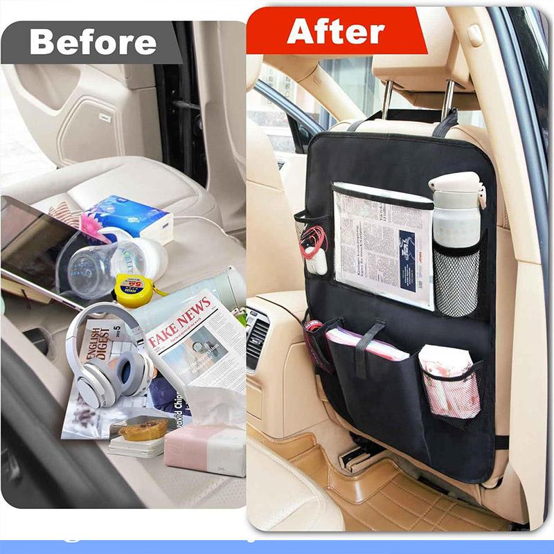 Car Seat Back Storage Bag Multi-Pocket Organizer Auto Seat Back Hanging Bag Universal Car Interior Accessories for SUV Sedan