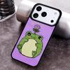 Mint Green The Frog Mushroom Phone Case for iPhone 17 16 15 Pro Max Air 14 13 12 11 Plus Shockproof Capa Cover
