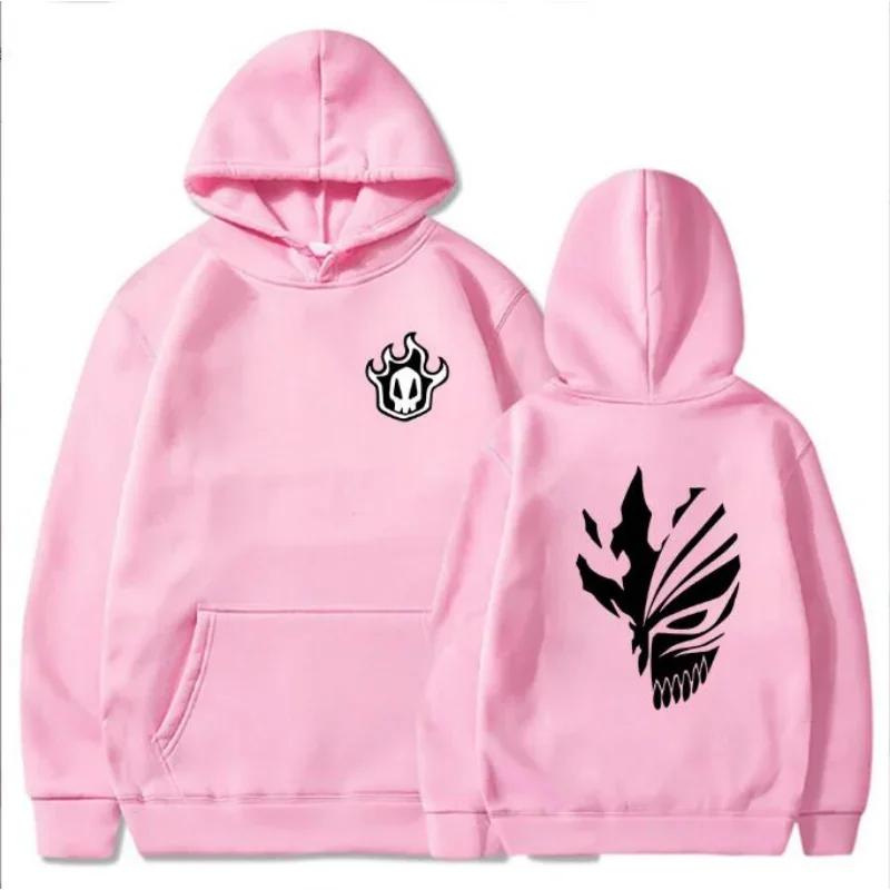 Bleach Anime Zaraki Kenpachi Print Hooded  Prevalent Hoodies Autumn Loose Streetwear Harajuku Unisex Sweatshirt