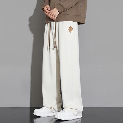 Casual Pants Men's Autumn New Straight Loose Trendy Brand Wide-leg Tooling Sweatpants Men's Summer Casual Pants