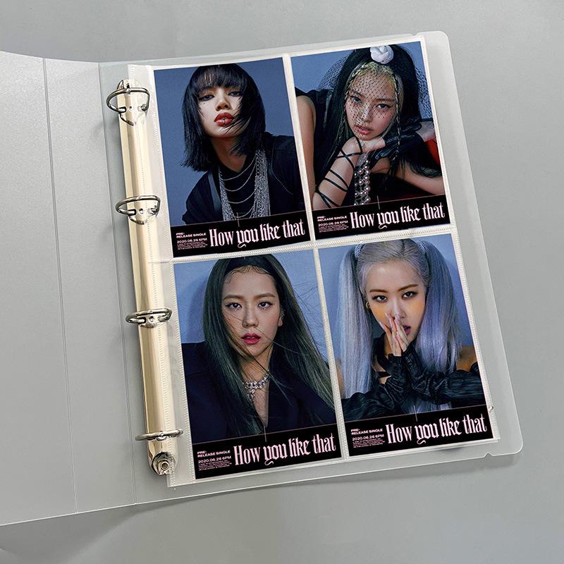 3-inch Loose-leaf Transparent Photo Album for Airplane, Movie & Train Tickets