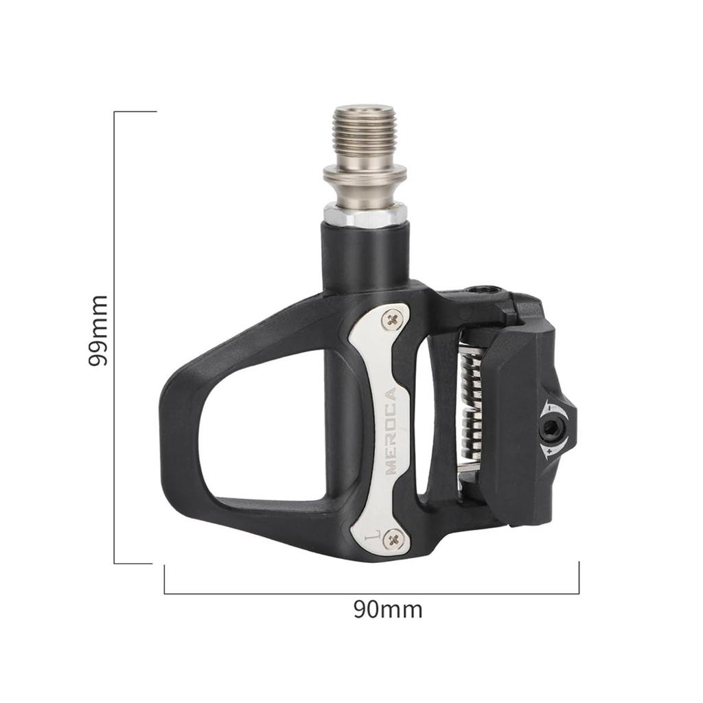HOUSON Nylon Bicycle Pedals with Chromoly Steel SPD Grip Cycling Cleat Compatible for Efficient Pedaling Axle,