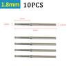 7/10PCS 0.8/1/1.2/1.5/1.8/2/2.5mm Diamond Coated Drill Bits with 2.35mm Shank Glass Jade Amber Jewelry Diamond Drill Bit