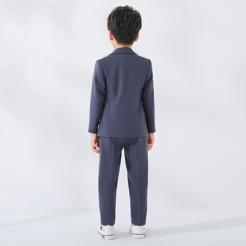 Stylish Boys' Spring/Autumn Suit - Trendy Korean-Style Casual Outfit for Kids