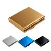 Ultra-thin Clamshell Cigarette Case 20 Sticks Aluminum Alloy Creative Folio Mens Personalized Custom Lettering Cigarette Case